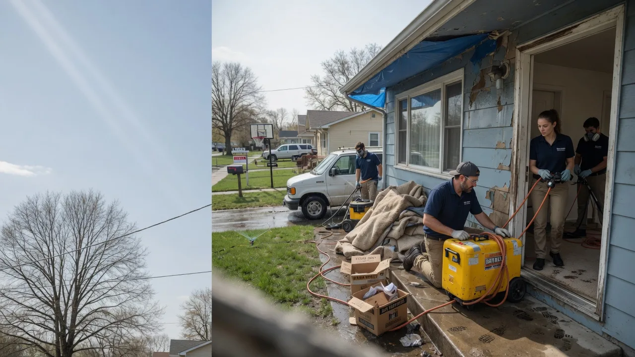 Basement Flood Cleanup in New Franken, WI near me